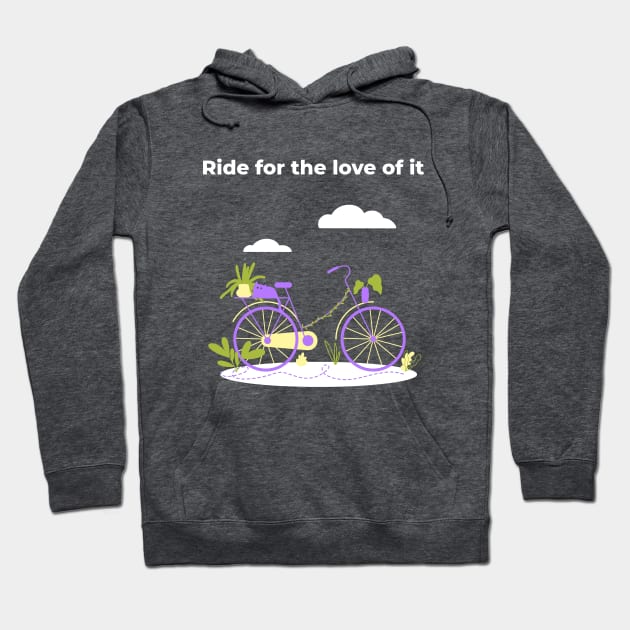 Funny Cycling Saying For All Cycling Enthusiasts Ladies Out There Hoodie by PODBlue